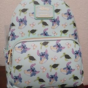 Disney Loungefly Stitch and Turtle Backpack